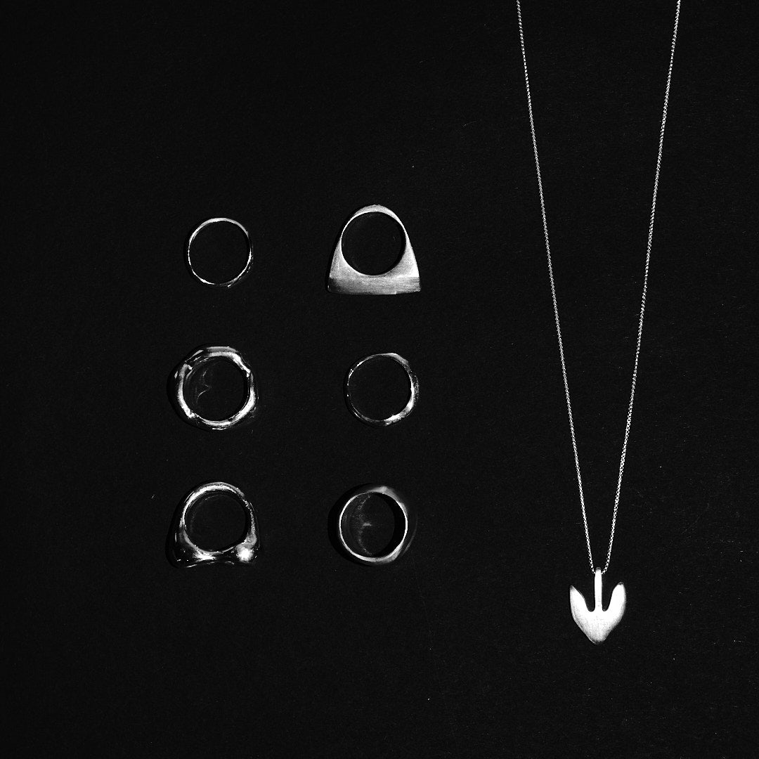 Tryzub pendant necklace